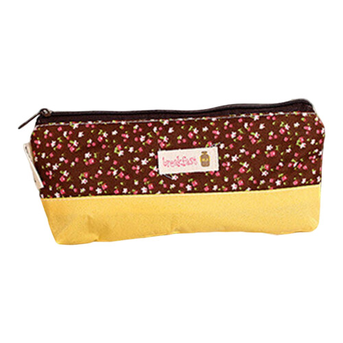 Floral Print Pencil Case Dust-Proof Portable 1 Pack 1