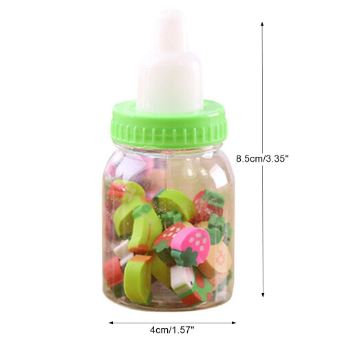 Mini Animal Fruit Erasers Assortment 24pcs 2
