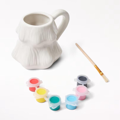 Christmas Tree Mug Painting Kit Ceramic Mugs 2 pcs 1