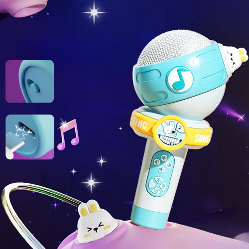 Kids Karaoke Microphone Wireless Bluetooth Rechargeable 1 1