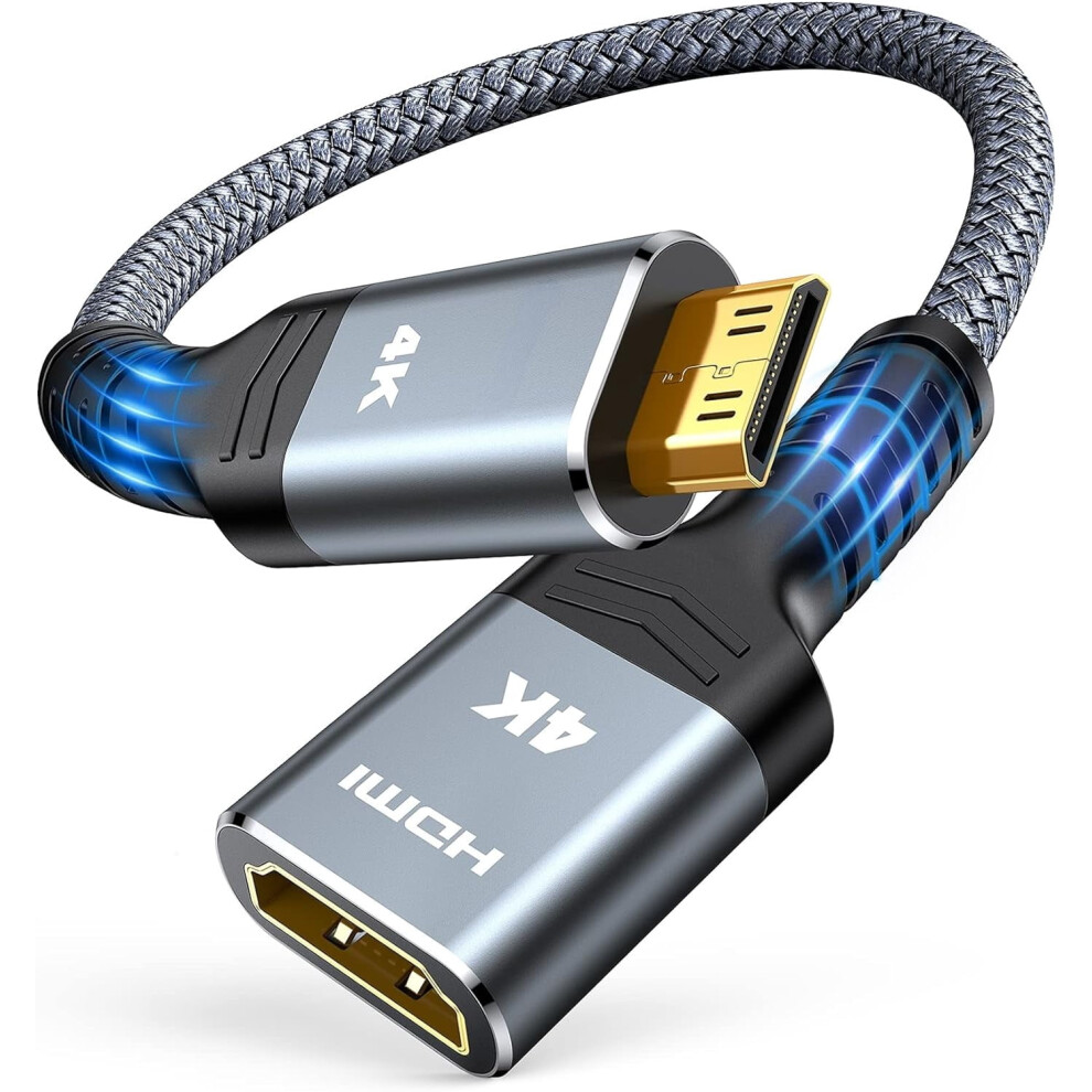 Mini Hdmi To Hdmi Adapter 4K 60Hz 18Gbps 9336866947878