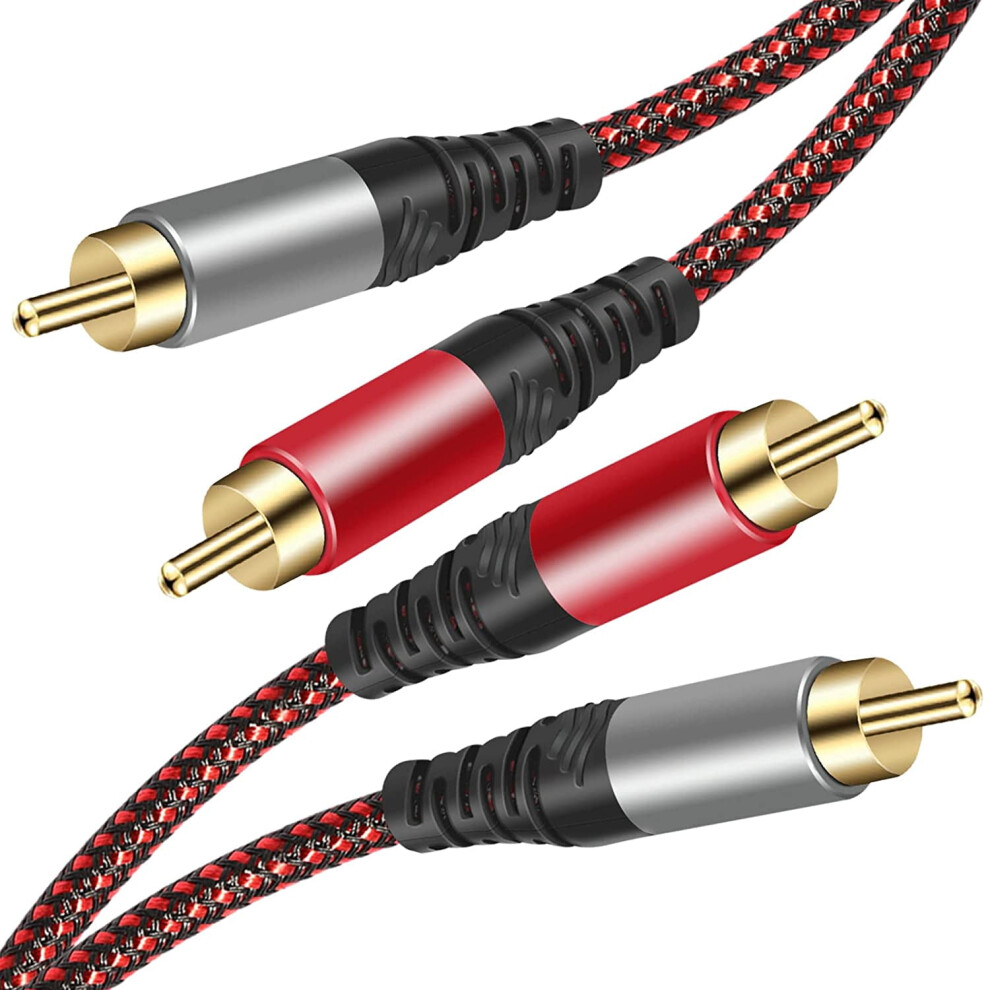 Rca Cable Stereo Audio 6 Ft Nylon-Braided 9336866948592