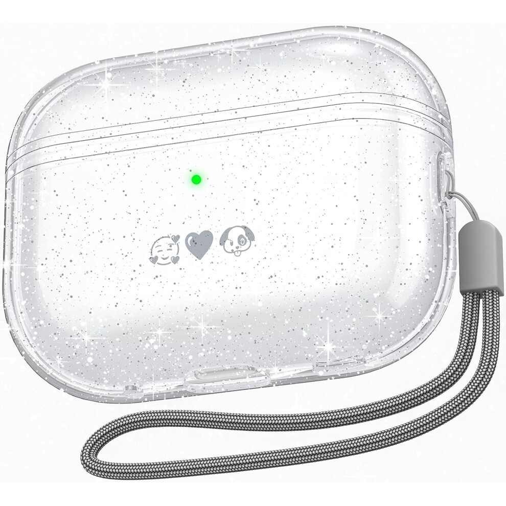 Airpods Pro 2 Case Clear Soft Tpu Cover With Lanyard 9336866961096