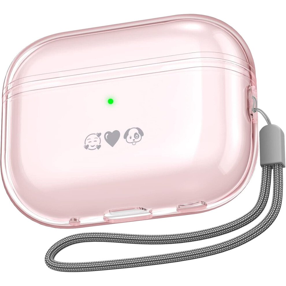 Airpods Pro 2 Case Clear Soft Tpu Cover With Lanyard 9336866961133