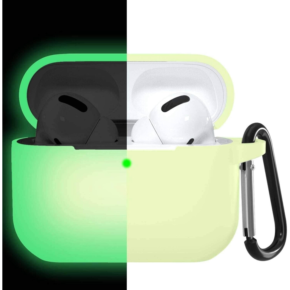 Airpods Pro 2 Case Silicone Cover Glow-In-The- Dark/Green 9336866961515