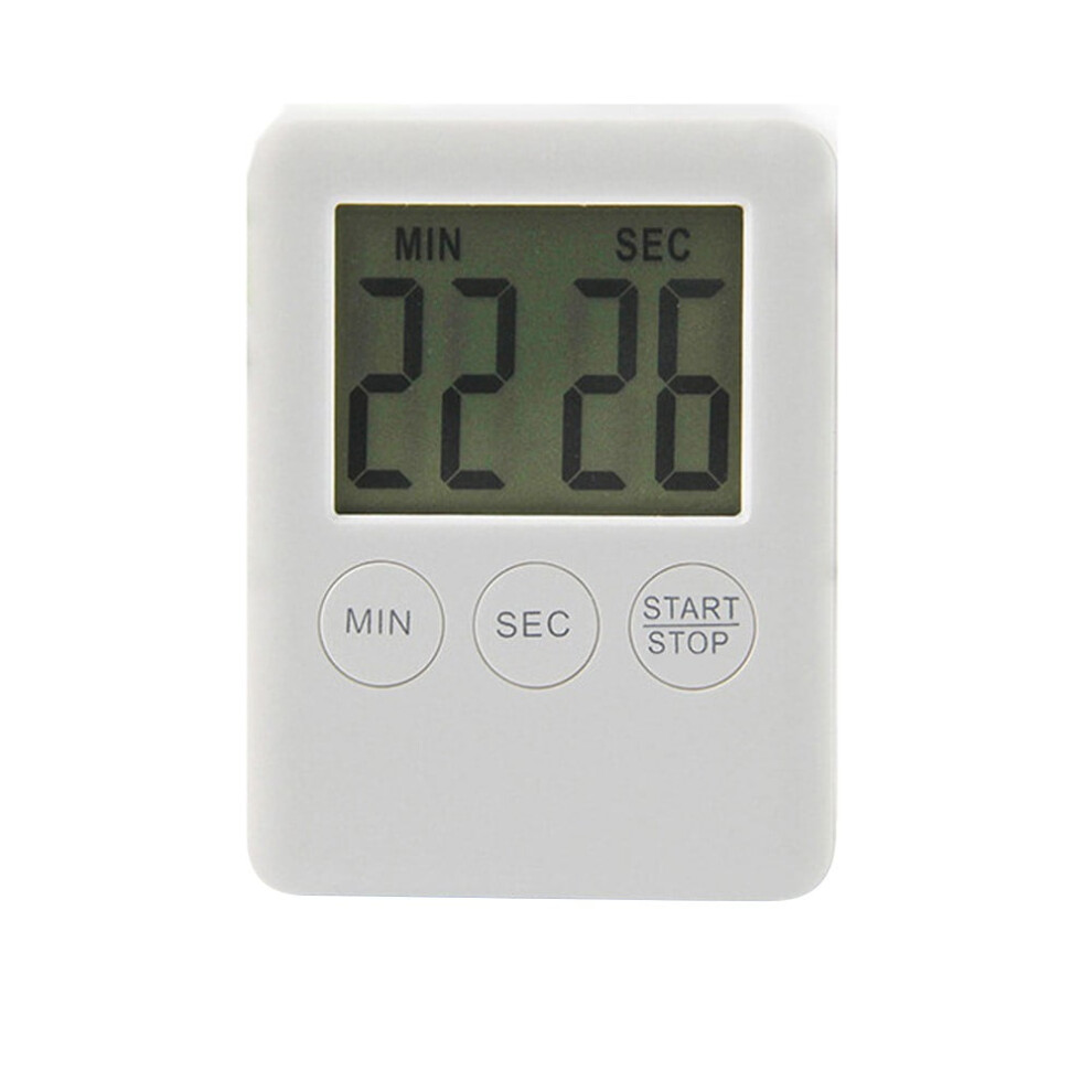 Digital Timer Alarm Clock LCD Kitchen Countdown Timer