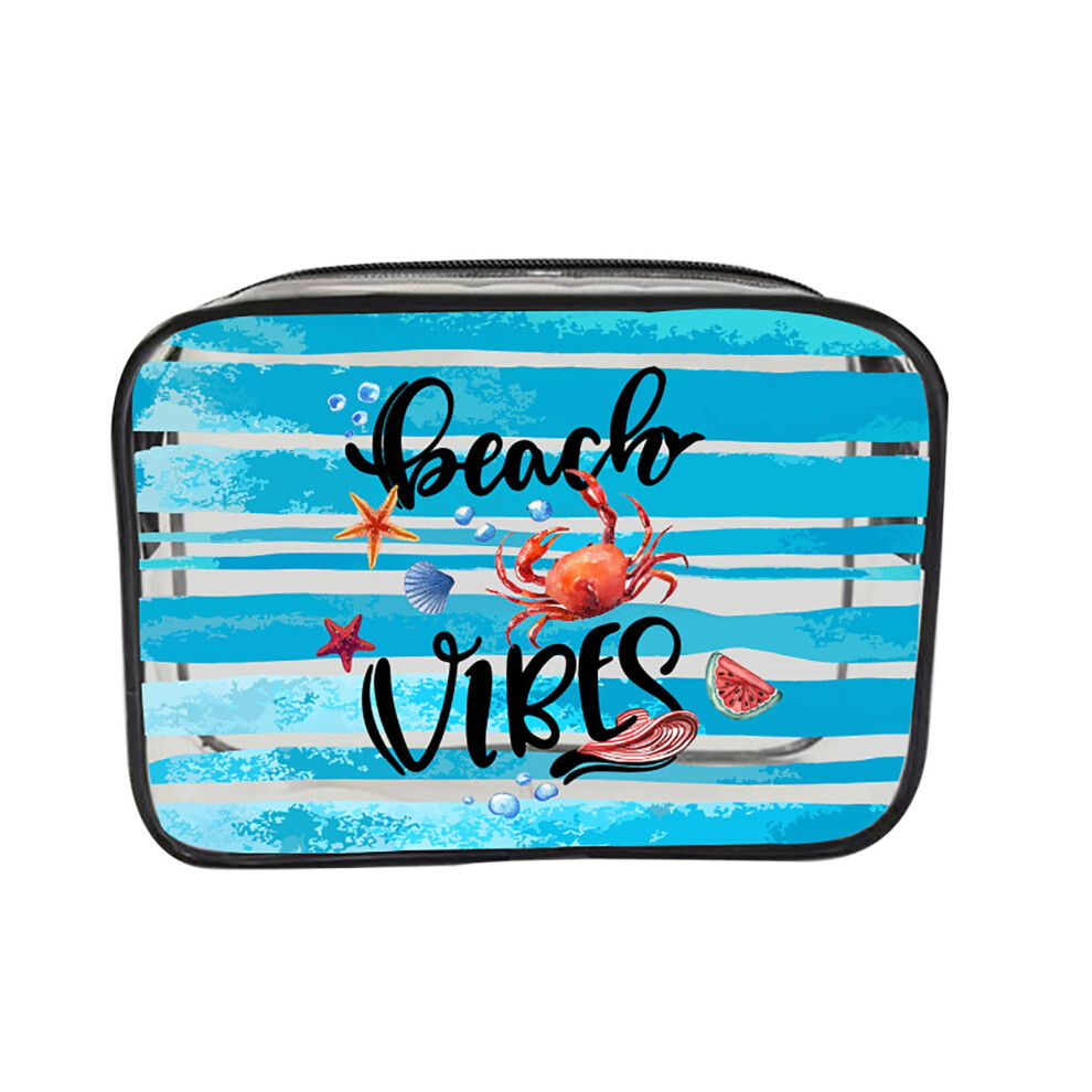 Transparent PVC Portable Makeup Bag 1 Pack