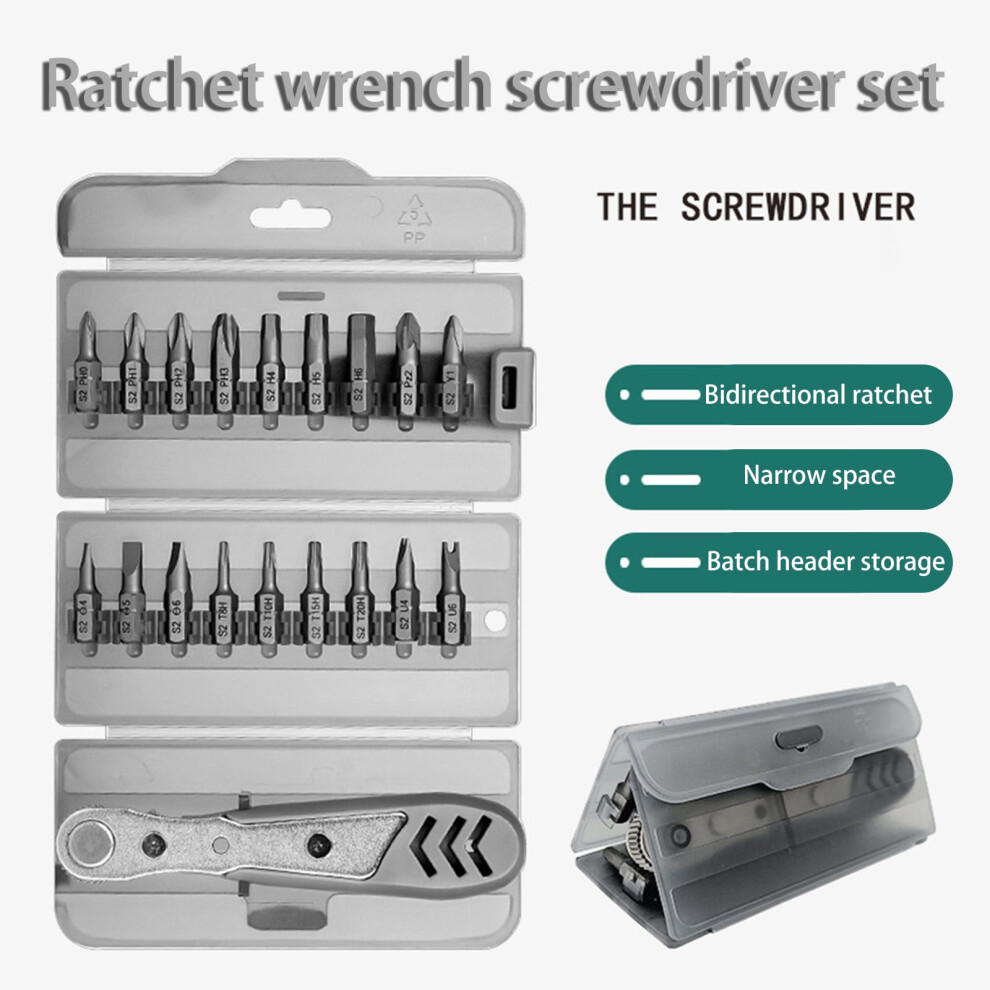Hkuky Ratchet Wrench Screwdriver Set Bicycle Repair 12-Piece 917087726269