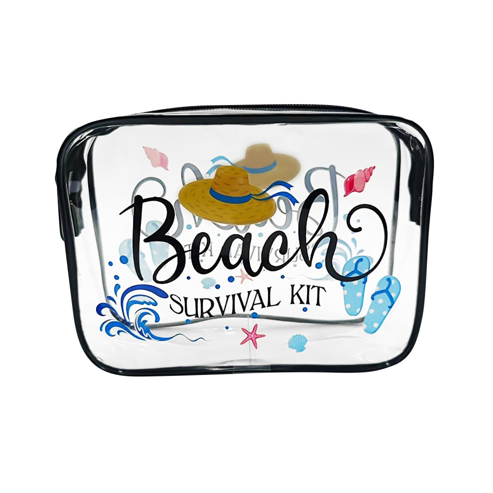 Transparent PVC Portable Makeup Bag