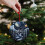 Blue Snowman Christmas Ornament Disc Pendant 6