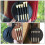 Golf tee organizer leather case with spikes 4