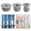 Silicone Pipe Seals for Washing Machine Drain Gray 2