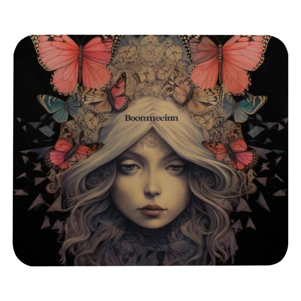 Bohemian Girl Mouse Pad Premium Textured Non-Slip 8.3X9.8 In 917087733267