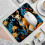 Square mouse pad with kangaroo leaf design, non-slip rubber 2