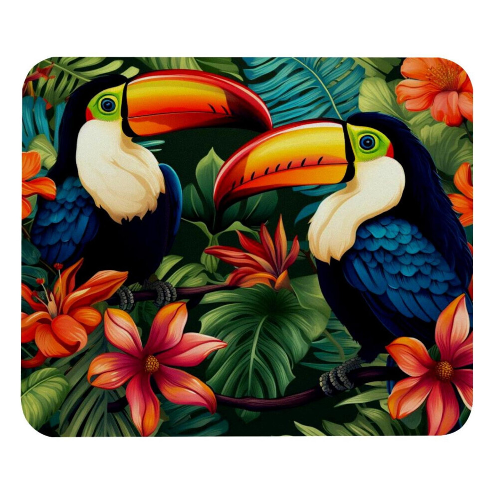 Toucan Plants Mousepad Non-Slip Waterproof 30X60cm 917087732628
