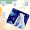 Polar Bear Starry Sky Mousepad Non-Slip Waterproof  Cloth 3