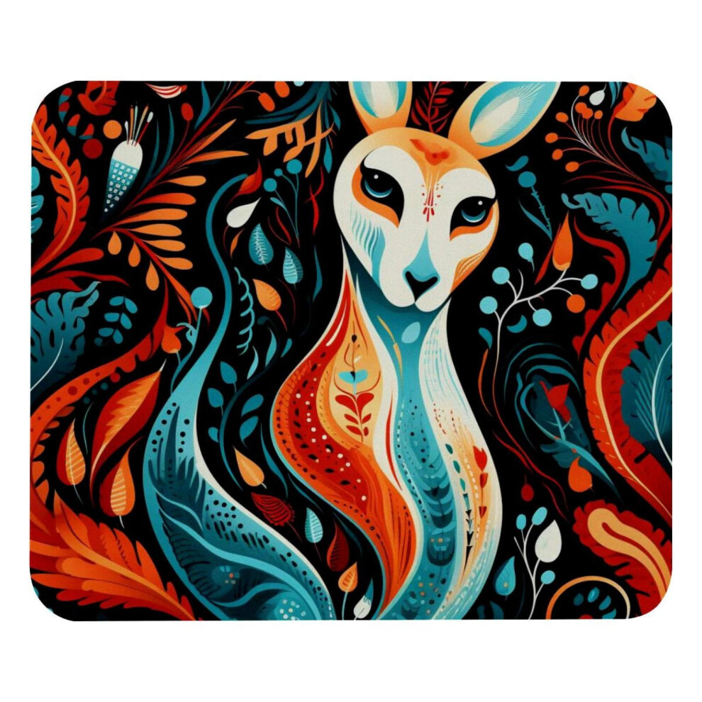 Kangaroo Comic Mouse Pad Anti-Slip Rubber Base 917087733144