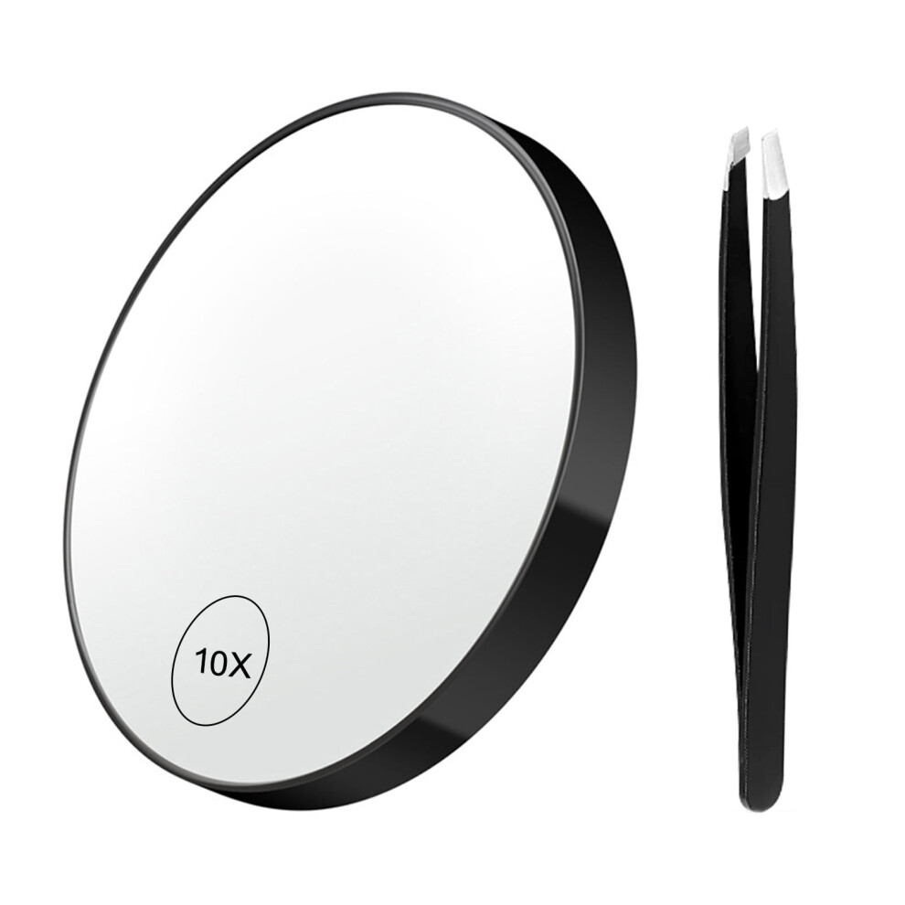 Hariumiu round magnifying vanity mirror 20x/10x with