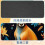 Square mouse pad with kangaroo leaf design, non-slip rubber 4