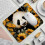 Panda Sunflower Mouse Pad Smooth Non-Slip 8.3x9.8 in 2