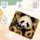 Panda Sunflower Mouse Pad Smooth Non-Slip 8.3x9.8 in 3
