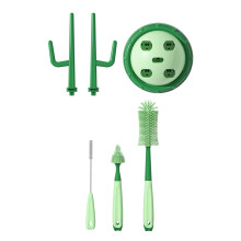 Bottle Brush Set with Holder and Long Handle 6-Piece