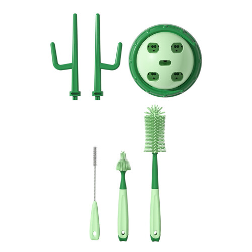 Bottle Brush Set with Holder and Long Handle 6-Piece