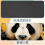 Panda Sunflower Mouse Pad Smooth Non-Slip 8.3x9.8 in 4