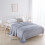 Microfiber Flannel Blanket Soft Ultra-Warm Silver 1