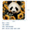 Panda Sunflower Mouse Pad Smooth Non-Slip 8.3x9.8 in 5