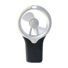 Přenosný mini ventilátor Zeceouar, 3rychlostní tichý ruční ventilátor, dobíjecí přes USB, lehký stolní ventilátor se základnou,