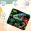 Chameleon Green Leaf Mouse Pad Ergonomic Thick 30x25cm 3