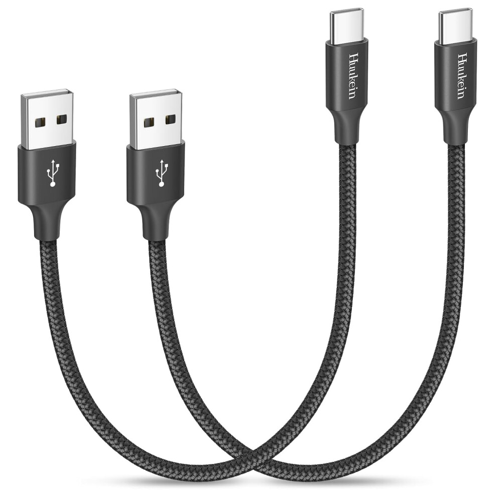 Usb C Cable 1Ft Braided 3A Fast Charging 2-Pack 9336866953718