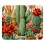 Cactus Cartoon Mouse Pad Ergonomic Thick 24x10 inch 1