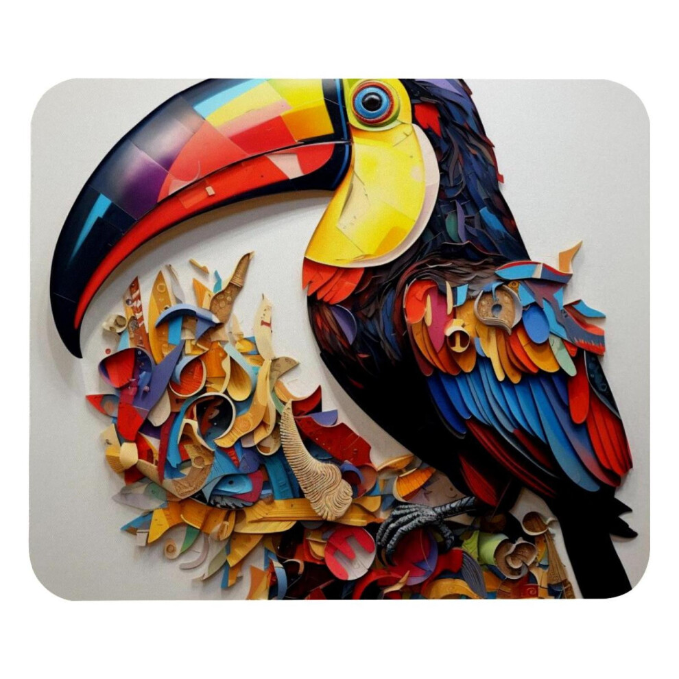 Toucan Plants Mouse Pad Premium Textured 8.3X9.8 In 917087736541