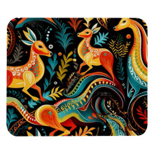 Kangaroo Cartoon Mouse Pad Smooth Surface Thick Padding