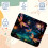 Square Mouse Pad with Non-Slip Base 8.3x9.8 Inch 3