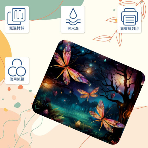 Square Mouse Pad with Non-Slip Base 8.3x9.8 Inch 2