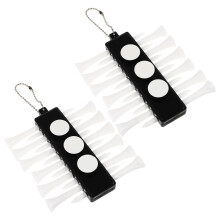 Golf ball nail seat tee holder plastic 2 pcs