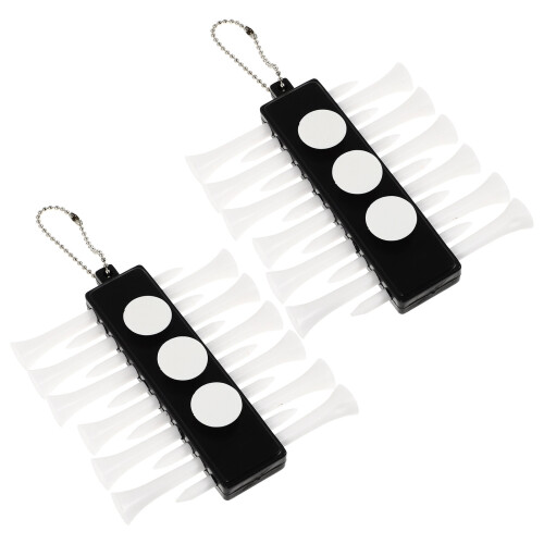 Golf ball nail seat tee holder plastic 2 pcs