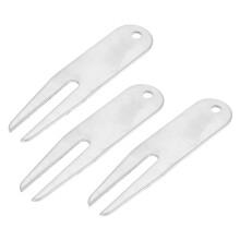 Golf divot repair fork green tool 3 pcs