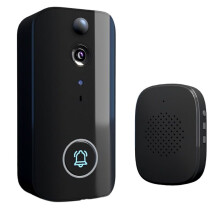 Deurbelcamera, 1080P Draadloze Deurbelcamera Wifi-Netwerkverbinding, Spraakconversie, Tweerichtingsgesprekken