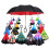 Windproof reverse umbrella with C-hook, double-layer folding 2