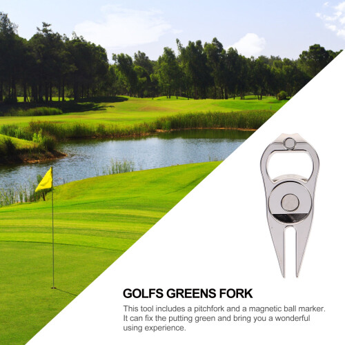 Golf Divot Repair Tool Zinc Alloy 1pc 2