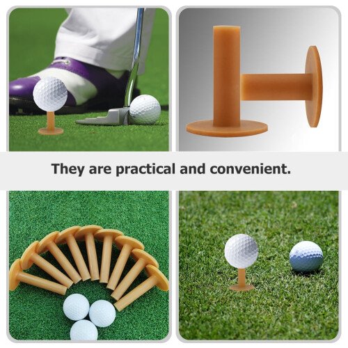 Golf tee bracket for practice mat with rubber balls 20 pcs 2
