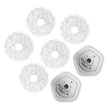 Dweildoek met Houders, Reinigingsmop voor W10, W10 Pro, W10 Ultra Reinigingsmiddel Vervangende Onderdelen