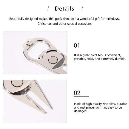 Golf Fork Bottle Opener Metal Repair Tool 2