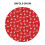 Round Christmas tablecloth elastic edge flannel backing 5