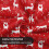 Round Christmas tablecloth elastic edge flannel backing 6
