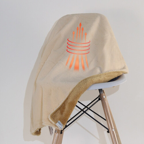 Electric Heated Blanket Throw Soft Fleece USB Powered 1